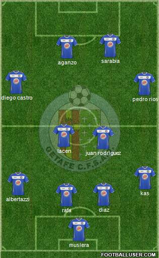 Getafe C.F., S.A.D. Formation 2011