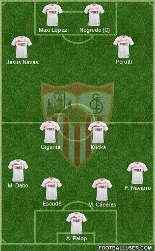 Sevilla F.C., S.A.D. Formation 2011