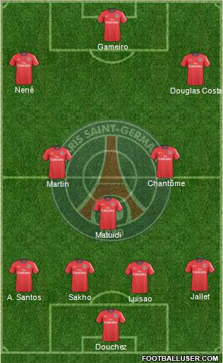 Paris Saint-Germain Formation 2011