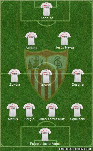 Sevilla F.C., S.A.D. Formation 2011