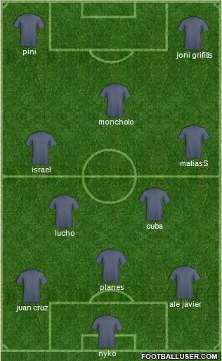 Pro Evolution Soccer Team Formation 2011