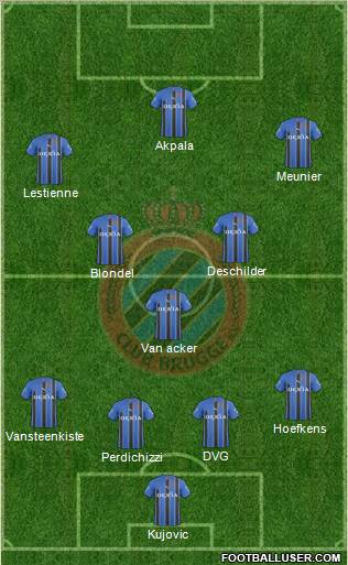 Club Brugge KV Formation 2011