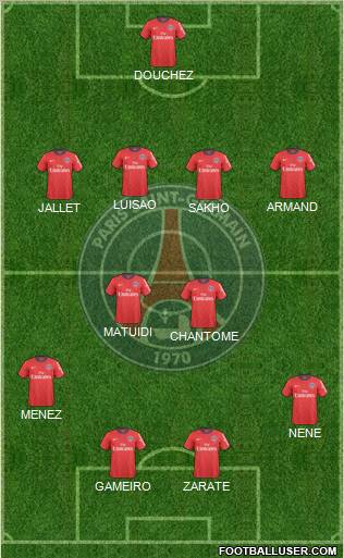 Paris Saint-Germain Formation 2011