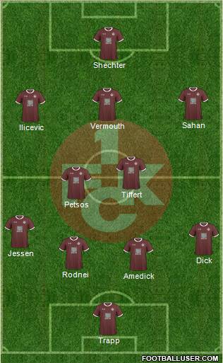 1.FC Kaiserslautern Formation 2011