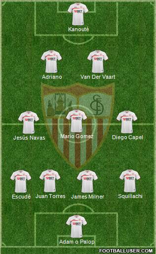 Sevilla F.C., S.A.D. Formation 2011