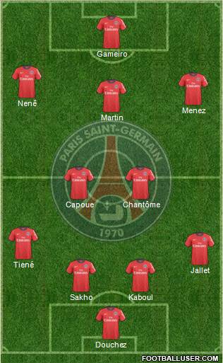 Paris Saint-Germain Formation 2011