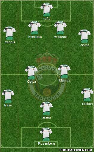 R. Racing Club S.A.D. Formation 2011