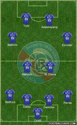 Racing Club de Strasbourg-Football Formation 2011