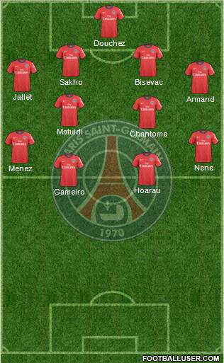 Paris Saint-Germain Formation 2011