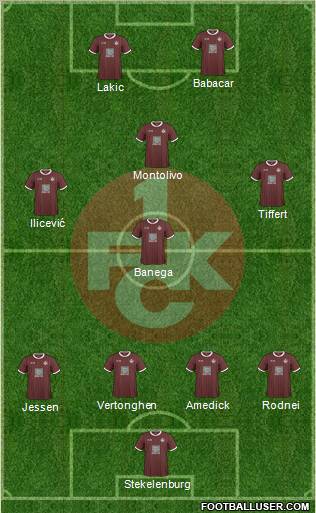 1.FC Kaiserslautern Formation 2011