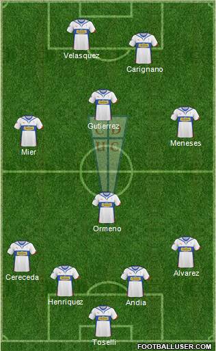 CD Universidad Católica Formation 2011