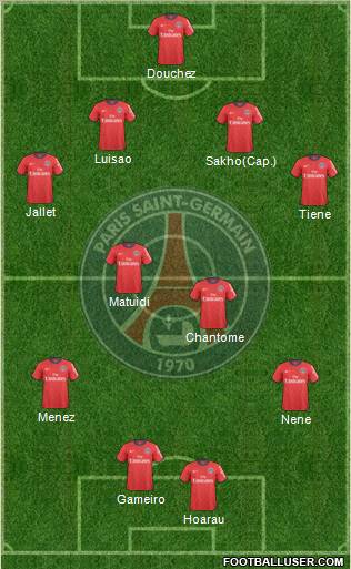 Paris Saint-Germain Formation 2011