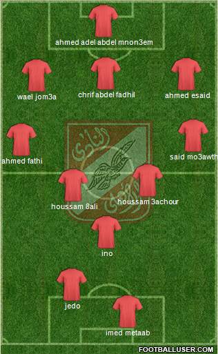 Al-Ahly Sporting Club Formation 2011