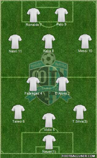 Dinamo Tbilisi Formation 2011