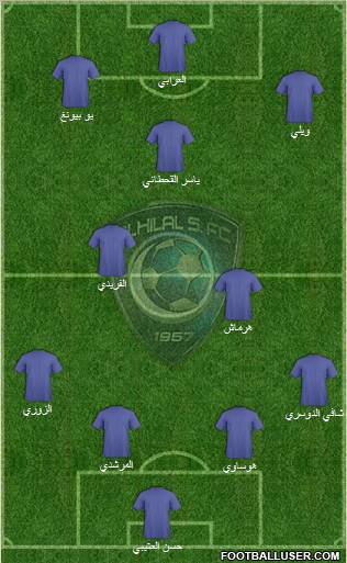 Al-Hilal (KSA) Formation 2011