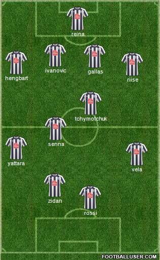 West Bromwich Albion Formation 2011