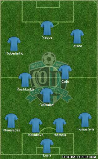 Dinamo Tbilisi Formation 2011