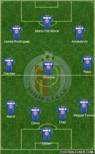 Getafe C.F., S.A.D. Formation 2011