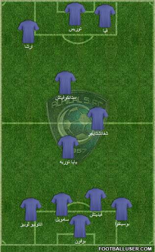 Al-Hilal (KSA) Formation 2011