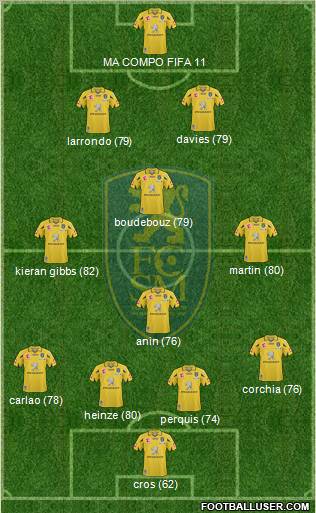 FC Sochaux-Montbéliard Formation 2011