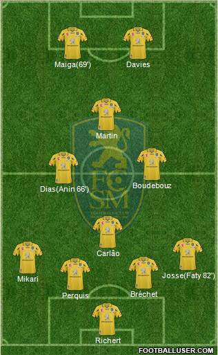 FC Sochaux-Montbéliard Formation 2011