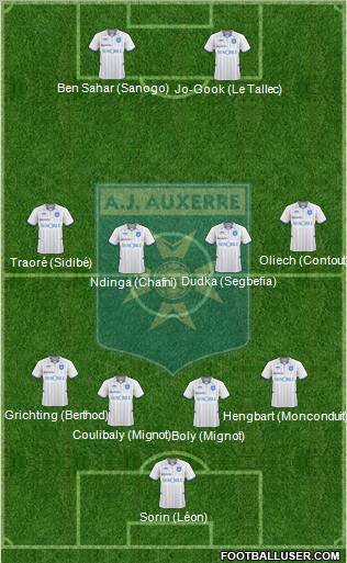 A.J. Auxerre Formation 2011