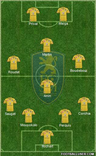 FC Sochaux-Montbéliard Formation 2011