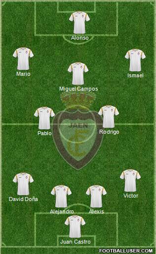 Real Jaén C.F. Formation 2011