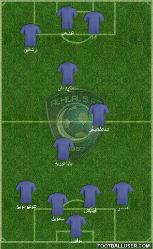 Al-Hilal (KSA) Formation 2011