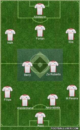 Hamburger SV Formation 2011