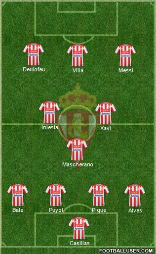 Real Sporting S.A.D. Formation 2011