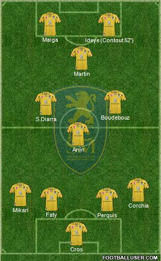 FC Sochaux-Montbéliard Formation 2011