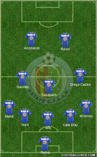 Getafe C.F., S.A.D. Formation 2011