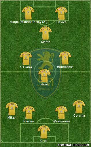 FC Sochaux-Montbéliard Formation 2011