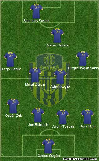 MKE Ankaragücü Formation 2011