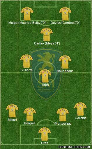 FC Sochaux-Montbéliard Formation 2011