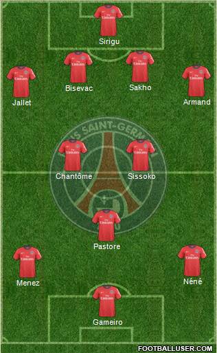 Paris Saint-Germain Formation 2011