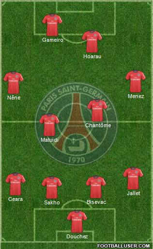 Paris Saint-Germain Formation 2011