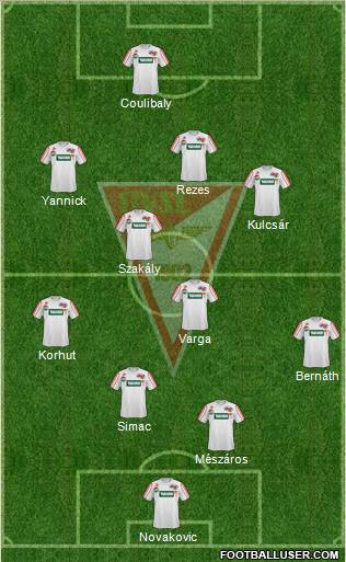 Debreceni VSC Formation 2011