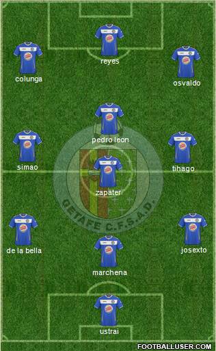 Getafe C.F., S.A.D. Formation 2011