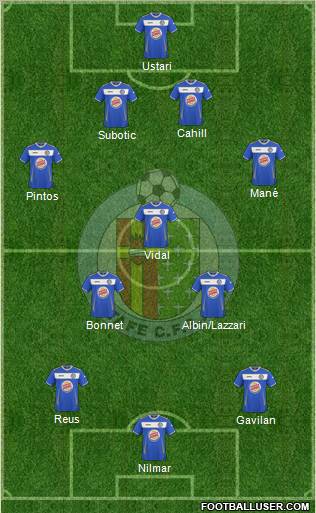 Getafe C.F., S.A.D. Formation 2011