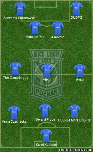 Lech Poznan Formation 2011