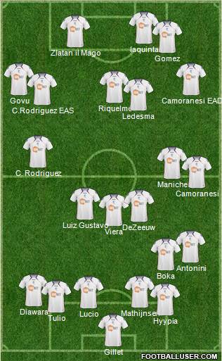 Bolton Wanderers Formation 2011