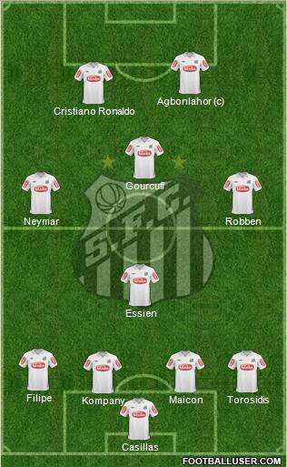 Santos FC Formation 2011