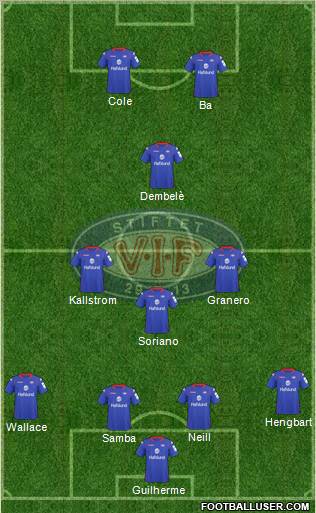 Vålerenga Fotball Formation 2011