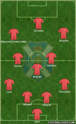 C.D. Tenerife S.A.D. Formation 2011