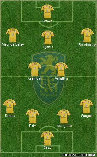 FC Sochaux-Montbéliard Formation 2011