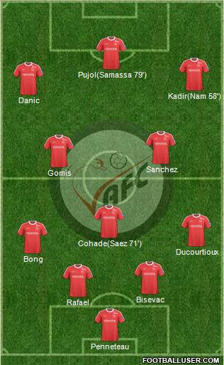 Valenciennes Football Club Formation 2011