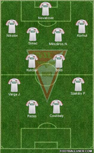 Debreceni VSC Formation 2011