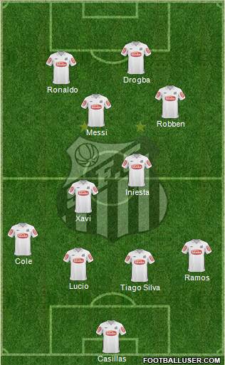 Santos FC Formation 2011